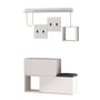 Hanah Home Perchero Holdon Blanco